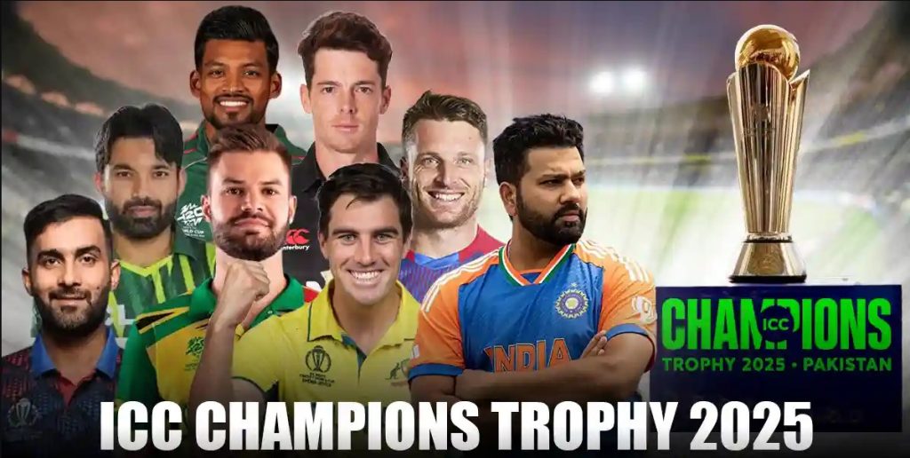 ICC Champions Trophy 2025, Champions Trophy 2025 Schedule, ICC CT 2025 Fixtures, Champions Trophy 2025 Matches, ICC Cricket Tournament 2025, Champions Trophy 2025 Dates, ICC 2025 Match Schedule